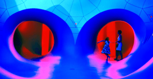 Impressie van 'Pentalum', creatie van Architects of Air. Te zien in Heerlen tijdens Cultura Nova.